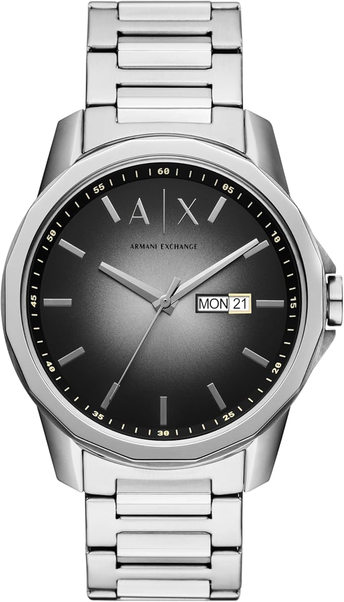 A?X ARMANI EXCHANGE Men's Three-Hand Stainless Steel Watch (Model: AX1764)