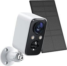 Load image into Gallery viewer, FOAOOD Solar Panel Security Cameras Wireless Outdoor - Battery Powered Cameras for Home Security WiFi Camera Surveillance Indoor System Floodlight Night Vison Alarm Motion Sensor Light Door Cam
