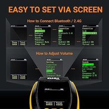 Load image into Gallery viewer, Tera Barcode Scanner Wireless with Screen: Pro Version 1D 2D QR with Setting Keypad Charging Cradle Works with Bluetooth 2.4G Wireless USB Wired Handheld Bar Code Reader HW0009 Yellow
