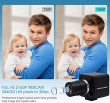 Load image into Gallery viewer, 4K USB Camera Manual Zoom Webcam 2.8-12mm Variable Focus PC Camera for Computer Mini UVC USB2.0 Web Camera IMX317 Varifocal USB with Camera Industrial Video Close-up Camera for Laptop Android Mac
