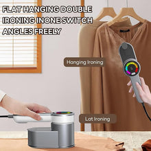 Load image into Gallery viewer, Travel Steamer Mini Iron for Clothes, Portable Garment Steamer-6 Intelligent Ironing Modes, Handheld Clothes Steamer Small Size, Foldable Clothing Wrinkles Remover, Compact Travel Steamer for Home
