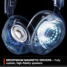 Load image into Gallery viewer, SteelSeries Arctis Nova 7P Wireless Multi-Platform Gaming Headset — Neodymium Magnetic Drivers — 2.4GHz + Bluetooth — 38Hr USB-C Battery — Gen2 AI Mic — PlayStation, PC, Switch, VR, Mobile - White
