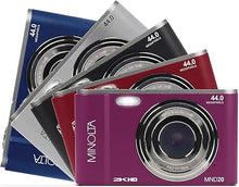 Load image into Gallery viewer, Minolta MND20 44 MP / 2.7K Ultra HD Digital Camera (Magenta)
