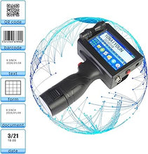 Load image into Gallery viewer, Handheld Inkjet Printer Gun with Quick-Drying Ink Cartridge &amp; 4.5 Inch Touch Screen - Supports 28 Languages &amp; QR Code Barcode - Ideal for Printing Production Dates, Times, Logos &amp; Batches
