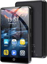 Load image into Gallery viewer, 80GB MP3 Player with Bluetooth and WiFi, Android Player with Speaker Mp3 &amp; Mp4 Music Player with Spotify, Amazon Music, Deezer, Browser, 4.0&quot; Touch Screen, Download Music, FM Radio,Up to 512GB(Black)
