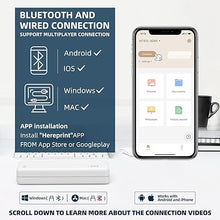 Load image into Gallery viewer, HPRT Wireless Portable Printers - Portable Printers Wireless for Travel, Mobile Office, School, Home - Bluetooth Wireless Printer Compatible with iOS Android
