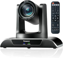 Load image into Gallery viewer, Tenveo 12X Optical Zoom PTZ Conference Room Camera USB3.0/HDMI 90° Wide View Angle, FHD 1080P 60FPS for Video Conferencing Business Meeting Church Services Worship Skype Zoom Teams OBS

