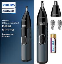 Load image into Gallery viewer, Philips Norelco Nose Trimmer 3000, for Nose, Ears Eyebrows, NT3600/62
