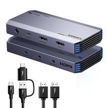 Load image into Gallery viewer, UGREEN 4K@60Hz Capture Card, Ultra HD HDMI Video Capture Card 1080P@240Hz USB 3.0 Ultra-Low Latency with VRR and HDR for Streaming, Gaming, Recording Compatible with iPad, Switch, PS5, Xbox, PC, Mac
