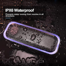 Load image into Gallery viewer, DOSS SoundBox Pro Bluetooth Speaker with 20W Stereo Sound, Active Extra Bass, IPX6 Waterproof, Bluetooth 5.0, TWS Pairing, Multi-Colors Lights, 20H Playtime, Portable Speaker for Outdoor-Grey
