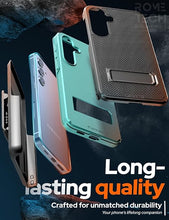 Load image into Gallery viewer, for Samsung Galaxy S25 Compatible with MagSafe Magnetic Heavy Duty Slide Hip Phone Cover with Kickstand for Galaxy S25 - Black &amp; Green
