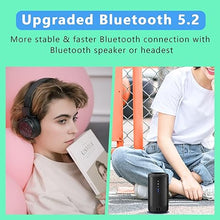 Load image into Gallery viewer, 128GB MP3 Player with Bluetooth 5.2, AiMoonsa Music Player with Built-in HD Speaker, FM Radio, Voice Recorder, HiFi Sound, E-Book Function, Earphones Included (Black 128G)
