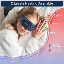 Load image into Gallery viewer, Eye Massager with Heat, Heated Eye Mask with Vibration for Migraines, Dry Eyes and Dark Circles, Wireless Eye Care Device, Gift for Eyestrain Relief and Sleep Improvement
