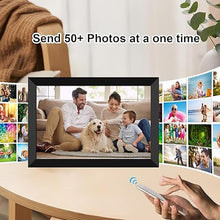 Load image into Gallery viewer, Digital Photo Frame 10.1 inch WiFi Digital Picture Frame 1280X800 IPS Touch Screen 32GB Storage Auto-Rotate Wall-Mountable Easy Setup to Share Photos &amp; Videos via Free App from Anywhere
