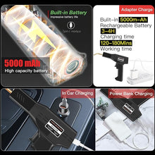 Load image into Gallery viewer, 200W Cordless Plastic Welder, Plastic Weld Kit with 1050Pcs 6 Tpyes Hot Staples,Plastic Welder Tool 5000mAh Rechargeable Battery, Plastic Welder Repair Kit for Bumper Repair Plastic Repair Kit(Black)

