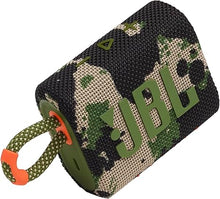 Load image into Gallery viewer, JBL Go 3 - Portable Mini Bluetooth Speaker, big audio and punchy bass, IP67 waterproof and dustproof, 5 hours of playtime, speaker for home, outdoor and travel (Camo)
