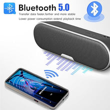 Load image into Gallery viewer, 96GB Mp3 Player with Bluetooth 5.0 - Aiworth Portable Digital Lossless Music MP3 MP4 Player for Kids with FM Radio HD Speaker for Sports Running Super Light Metal Shell Touch Buttons
