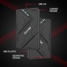 Load image into Gallery viewer, 200GB Portable External Hard Drive – 2.5&quot; Ultra-Slim Hard Drive HDD with USB 3.0 for Desktop, PC, Mac, PS4, and Gaming Systems – Fast Data Transfer (Black)
