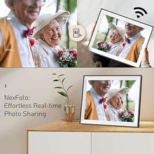 Load image into Gallery viewer, NexFoto 17 Inch 64GB Large Digital Picture Frame Dual WiFi, Digital Photo Frame with IPS Touch Screen, Light Sensor, Wall-Mountable, Easy to Share Photo Video via App, Gifts for Mom Men
