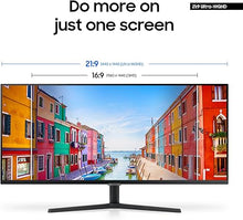 Load image into Gallery viewer, SAMSUNG 34" ViewFinity S50GC Series Ultra-WQHD Monitor, 100Hz, 5ms, HDR10, AMD FreeSync, Eye Care, Borderless Design, PIP, PBP, LS34C502GANXZA, 2023, Black
