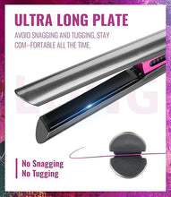 Load image into Gallery viewer, PRITECH Ceramic Hair Iron (TA-2340), 1 inch, Hair Straightener and Curling Iron, Adjustable Temperature, Fast Heat Up, Auto Shut-Off, Dual Voltage, Safety Lock, 450°F
