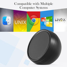 Load image into Gallery viewer, USB Computer Speaker for Laptop, External Speakers for Desktop Computer with Crystal Clear Sound, Rich Bass and Volume Buttons, Plug-N-Play (Black)
