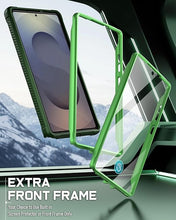 Load image into Gallery viewer, Poetic Guardian Case for Samsung Galaxy S25 Ultra 5G 6.9" (2025) [20 FT Mil-Grade Drop Tested], Built-in Screen Protector [Work with Fingerprint ID], Full Body Rugged Shockproof Case, Green/Clear

