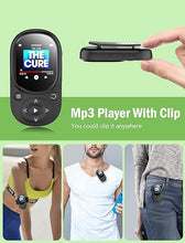 Load image into Gallery viewer, 64GB MP3 Player with Bluetooth 5.2,HiFi Music MP3 Player with Clip, Portable MP3 Player with 1.5&quot; Screen/Pedometer for Sports,Running, Earphone Included,Ideal Gift
