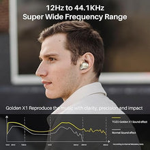 Load image into Gallery viewer, TOZO Golden X1 Wireless Earbuds Balanced Armature Driver and Hybrid Dynamic Driver, Bluetooth Headphones OrigX Pro, LDAC &amp; Hi-Res Audio Wireless, Noise Cancellation Headset Champagne
