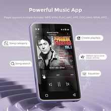 Load image into Gallery viewer, innioasis 80GB MP3 Player with Bluetooth and WiFi, MP3 Player for Kids with Spotify, Spotify Kids, Pandora, Audible, 4.0&quot; Touch Screen Music Player with Parental Controls, Up to 1TB (White+ Purple)
