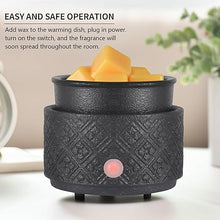 Load image into Gallery viewer, MOCOSA Wax Melt Warmer for Scented Wax,3-in-1Ceramic Wax Warmer Fragrances Candle Oils, Home Fragrance Wax Burner,Electric Candle Warmer as Gift for Mom Women(Black)
