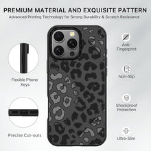 Load image into Gallery viewer, MYBAT PRO Mood Series MagSafe Case for Apple iPhone 16 Pro Case (6.3) - Black Leopard Stylish Glitter Shockproof Non-Yellowing Protective Cover for Women Girls Cute Phone Case
