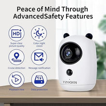 Load image into Gallery viewer, 2K WiFi Camera,2.4GHz,with a Battery Life of 1-5 Months, Pet Camera with Phone App, for Home Security Camera for Dog/ Baby Monitor/Elder Pan Tilt, 2-Way Talk, Human Detection, Motion Tracking, Cloud
