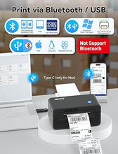 Load image into Gallery viewer, iDPRT Bluetooth Thermal Shipping Label Printer for Phone, 4x6 Printer, Support Windows/Mac/iOS/Android, Thermal Printer for Small Business and Shipping Package, Used for Ebay, Amazon, UPS, USPS
