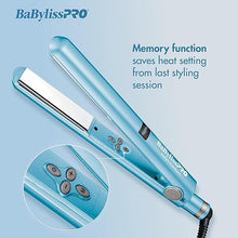 Load image into Gallery viewer, BaBylissPRO Nano Titanium Flat Iron Hair Straightener, 1" Digital Hair Straightener Iron for Professional Salon Results and All Hair Types
