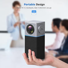 Load image into Gallery viewer, NexiGo N3000 4K Portable Video Conference Camera, Zoom Certified, AI Webcam with Speaker and Microphone, Auto-Framing, Noise Cancellation, 4-Mic Array, 48kHz, Video Audio System for Zoom/Teams/Webex
