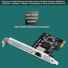 Load image into Gallery viewer, PCI Express X1 Interface to 2.5GbE RJ45 Ports Network Adapter for Windows 11, 10 64bit and Windows Server 2019, 2022, Intel I225V Ethernet Controller, 2.5GbE PCIE NIC Card (PCIE-I225)
