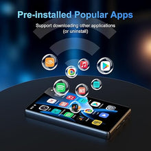 Load image into Gallery viewer, 80GB MP3 Player with Bluetooth and WiFi, Parental Controls, Pre-Installed Spotify, Spotify Kids, 4&quot; MP4 Player with Audible, Audiobooks, SWOFY M503pro Music Player Up to 512GB Black
