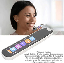 Load image into Gallery viewer, Fockety Translation Pen Scanner, 3in Portable Reading Pen Offline Translation Pen 134 Language Translator Device Text to Speech Real Time Reader Pen Dictionary Pen for Travel, Study
