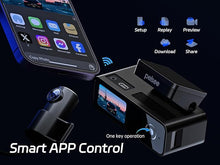 Load image into Gallery viewer, P1 Duo 4K Dash Cam Front and Rear, 64GB SD Card, 4K+1080P Dual Dash Camera for Cars, Wi-Fi &amp; App Control, 1.5’’IPS Display Car Camera, Voice Control, Night Vision, 24H Parking Mode, G-Sensor
