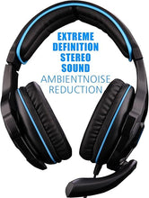 Load image into Gallery viewer, SADES SA810 Gaming Headset Headphone 3.5mm Over-Ear with Mic Volume Control for PC/XboxOne/PS4
