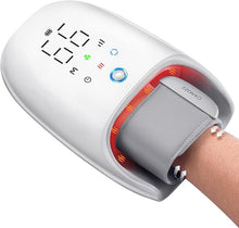 Load image into Gallery viewer, Touchscreen Hand Massager with Heat and Compression, Roller Kneading Massage, Fan Cooling, and Wrist Massage, Hand Massager for Arthritis and Carpal Tunnel, Finger Numbness Relief, Gifts for Women Men
