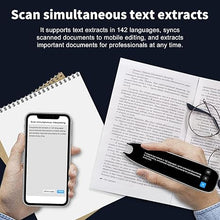 Load image into Gallery viewer, Translation Pen, 142 Language Translator Pen,Text Extract Scanner, Pen Scanner Translation Device, for People with Reading Disabilities and Learners Translation Pen
