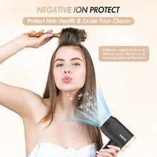 Load image into Gallery viewer, ANIEKIN Hair Dryer, 1875W Ionic Blow Dryer with Diffuser and Concentrator for Women Curly Hair Fast Drying as Constant Temperature, Portable Hair Dryer for Travel, Black
