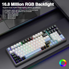 Load image into Gallery viewer, AULA F99 Wireless Mechanical Keyboard,Tri-Mode BT5.0/2.4GHz/USB-C Hot Swappable Custom Keyboard,Pre-lubed Linear Switches,Gasket Structure,RGB Backlit Gaming Keyboards for PC/Tablet/Xbox/PS4/PS5
