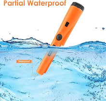 Load image into Gallery viewer, Dmyond Metal Detector Pinpointer, Professional Waterproof Handheld Pin Pointer Wand, Search Treasure Pinpointing Finder Probe with 9V Battery for Adults, Kids - Orange

