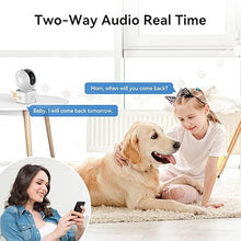 Load image into Gallery viewer, 2.5K/4MP Indoor Pan/Tilt Wireless Security Camera,WiFi 2.4GHz &amp; 5GHz,Night Vision,2-Way Audio,Sound &amp; Motion Detection,Tracking,Baby Monitor,Pet Camera,Compatible with Alexa
