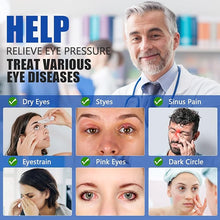 Load image into Gallery viewer, Heated Eye Mask, Dry Eye Mask Heat Eye Compress with Flaxseed, Warm Eye Compress Heating Pad with Temperature Timer Control for Sleep, Blepharitis, Dark Circles, MGD, Puffy Eyes (Blue)
