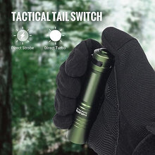 Load image into Gallery viewer, ThruNite Archer Pro V2 EDC Flashlight - 950 Lumens, USB-C Rechargeable, Tail Switch LED Penlight for Camping, Outdoor &amp; Emergency - Cool White (Dark Green)
