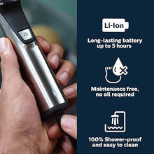 Load image into Gallery viewer, Philips Norelco Multigroom Series 7000, Mens Grooming Kit with Trimmer for Beard, Head, Hair, Body, Groin, and Face - NO Blade Oil Needed, MG7910/49

